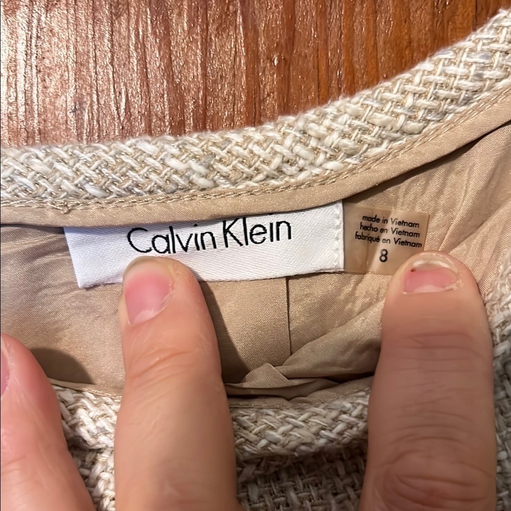 Calvin Klein Women’s Tweed Pencil Skirt Size 8 - Picture 5 of 6